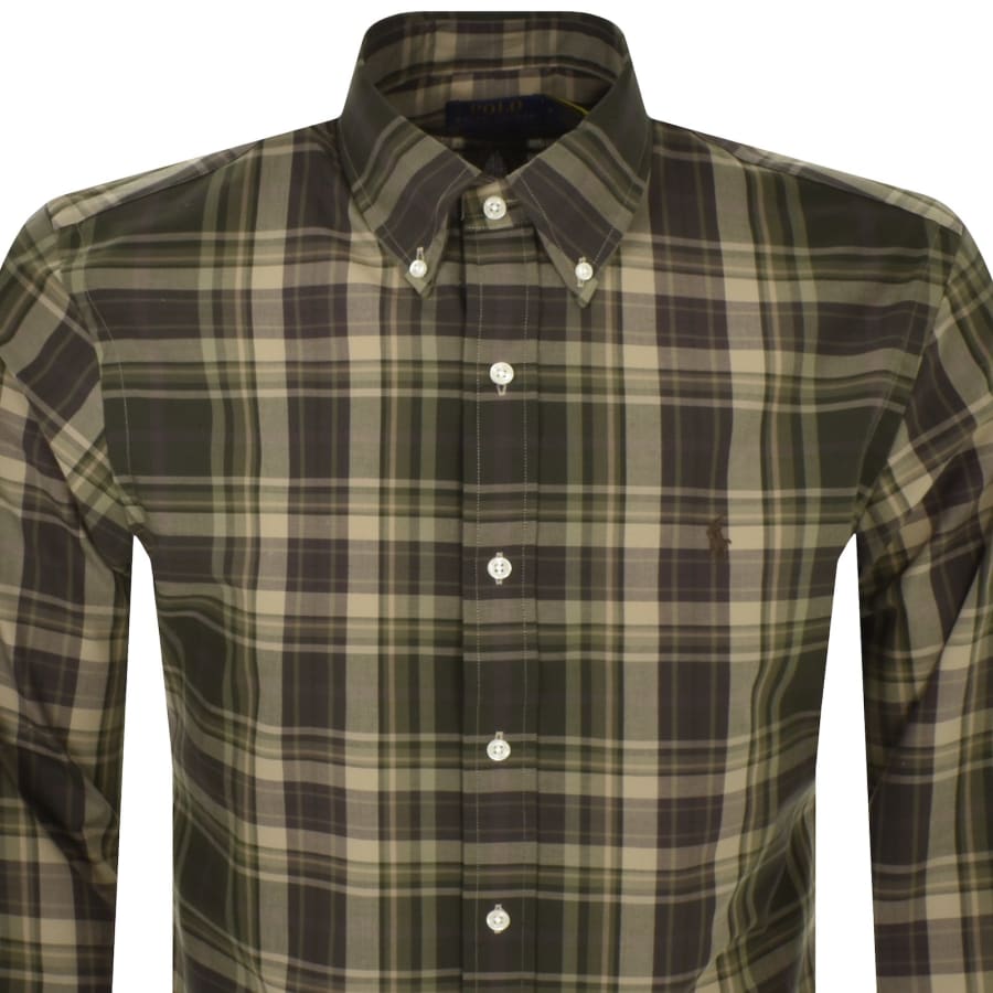 Green ralph lauren shirt discount